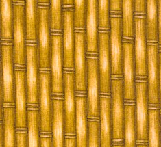 Jungleland - Packed Bamboo in Brown by Dan Morris