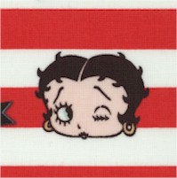 Red, White and Boop - Betty Boop Love Stripe