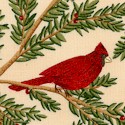 Winter Song - Small Scale Cardinals and Chickadees in Treesby Deb Strain
