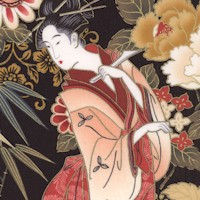 Gion - Elegant Gilded Geishas by Anna Fishkin