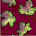 Wine Country - Tossed Grapevine Leaves on Burgundy by Bonnijean - SALE! (MINIMUM PURCHASE 1 YARD)