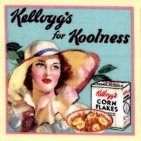 Ladies Ads Patch - Retro Kellogg’s© Breakfast Advertisements
