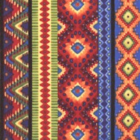 Santa Fe Spice - Colorful Vertical Stripe