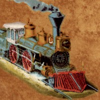 Steam Engines - Vintage Trains by Currier & Ives