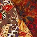 Reversible Quilted, Gilded, It Takes a Village - African Womens Portraits