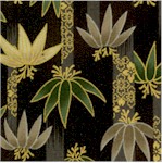 Hyakka Ryoran Tora Collection Gilded Bamboo on Black - 43/44