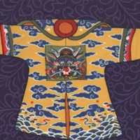 Empress - Tossed Asian Costumes on Blue