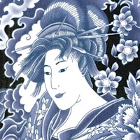 Orimono Collection - Geishas in Blue