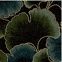 Ginkgo Tonals - Elegant Gilded Charcoal with Green Tint