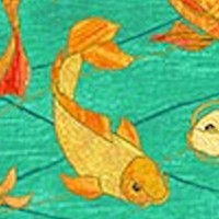 Artisan Spirit - Koi Pond - Elegant Gilded Koi Fish 