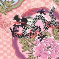 Mei Fong - Beautiful Bird - Asian Floral and Dragons #2 by Beverlyann Stillwell