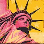 Patriots - Pop Art Statue of Liberty Panel (Digital) - SOLD BY THE FULL PANEL ONLY