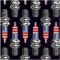 American Muscle - Patriotic Spark Plugs on Black