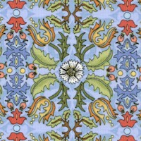 Morris Meadows Art Nouveau Floral Design #2 by Michelle Hill