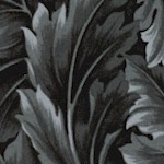 William - Medium Scale Acanthus Leaves - Charcoal