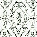 Morning Tides - Pop Antique Design in Black and Cream by Mark Cesanik - SALE! (1 YARD MINIMUM PURCHA