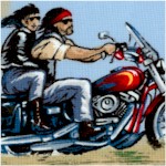 Island Prints - Biker Scenic