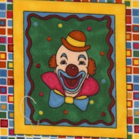 Polka Dots - Colorful Clown Portraits by Sue Penn