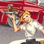 Retro Phils Drive-In: Vintage Cars and Sexy Carhops - BACK IN STOCK! 