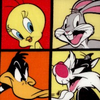 Looney Tunes - Characters in Blocks