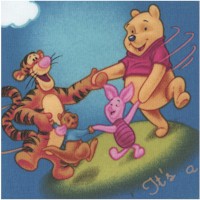 Its a Beautiful Day - Winnie the Pooh and Friends - LTD. YARDAGE AVAILABLE (.97 YD.) MUST BE PURCHA