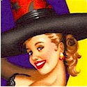 Bewitched - Sultry Halloween Pinups on Purple