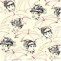 Classic Conversationals - Small Scale Victorian Women  Girls and Parasols on Cream - SALE! (MINIMUM 
