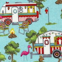 Roamin Holidays - Festive Campers by Pam Bocko