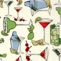Happy Hour - Retro Cocktails on Cream