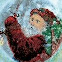 Woodland Santa - Tossed Snowy Portraits by Giordano Studios