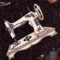 Seams Like Old Times - Tossed Vintage Sewing Machines by Dan Morris