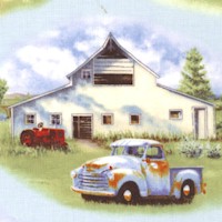 Vintage Trucks and Farmyard Scenes