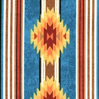 Southwest Cabin Vertical Stripe