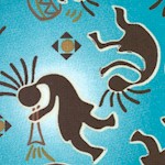 Kokopelli on Turquoise