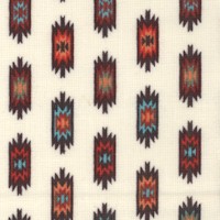 Native Spirit - Small Scale Southwestern Motifs on Ivory