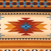 Tucson - Southwestern Stripe in Gold