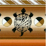  Tucson - Southwest Turtle Serape Stripe - Earthtones