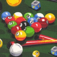 Pool Table Gamer Green - SALE! (MINIMUM PURCHASE 1 YARD)