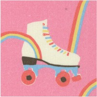 Let the Good Times Roll - Tossed Rainbows and Roller Skates