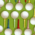 Swing Time - Golf Balls and Tees in Formation on Green - LTD. YARDAGE AVAILABLE (.625 YARD) MUST BE 