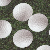 Sports Life - Tossed Golfballs on Grass