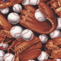 Packed Baseball Gloves and Baseballs