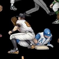 Grand Slam - Baseball Players in Action by Dan Morris