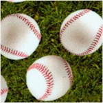 Sports Life 5 - Tossed Baseballs on Grass