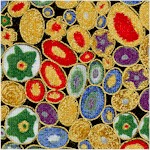 Klimt - Gilded Geometric Coordinate