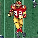 Sports Club - Football Players on the Field by Dan Morris- BACK IN STOCK!