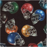 Football Novelteenies - Tossed Small Scale Helmets by Dan Morris