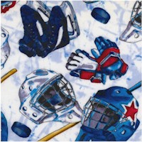 Power Play - Tossed Hockey Equipment on Ice