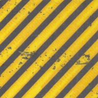 Detour Ahead - Diagonal Construction Stripe