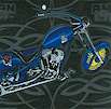 American Chopper Bikes on Black